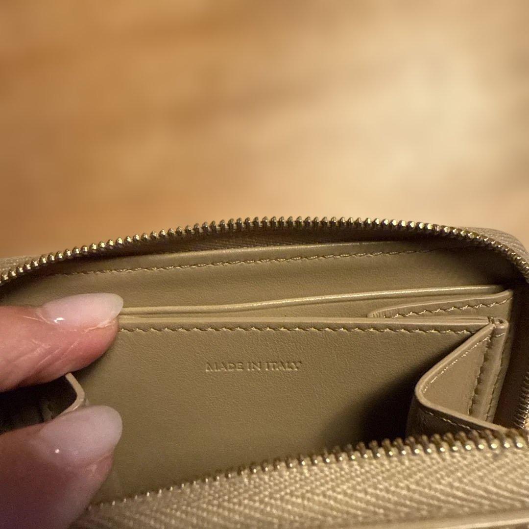 CELINE ゴールド スモールジップウォレット