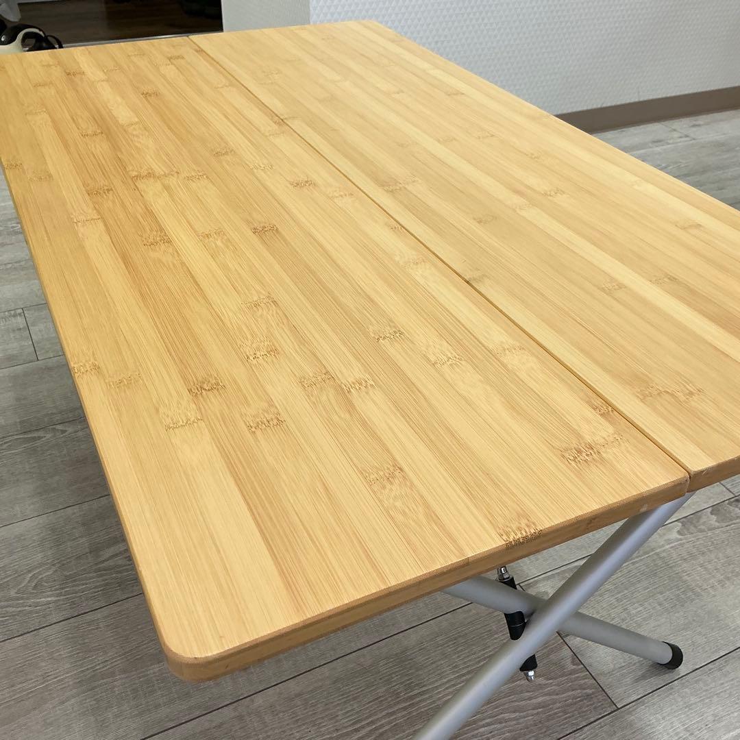 peak ワンアクションローテーブル竹