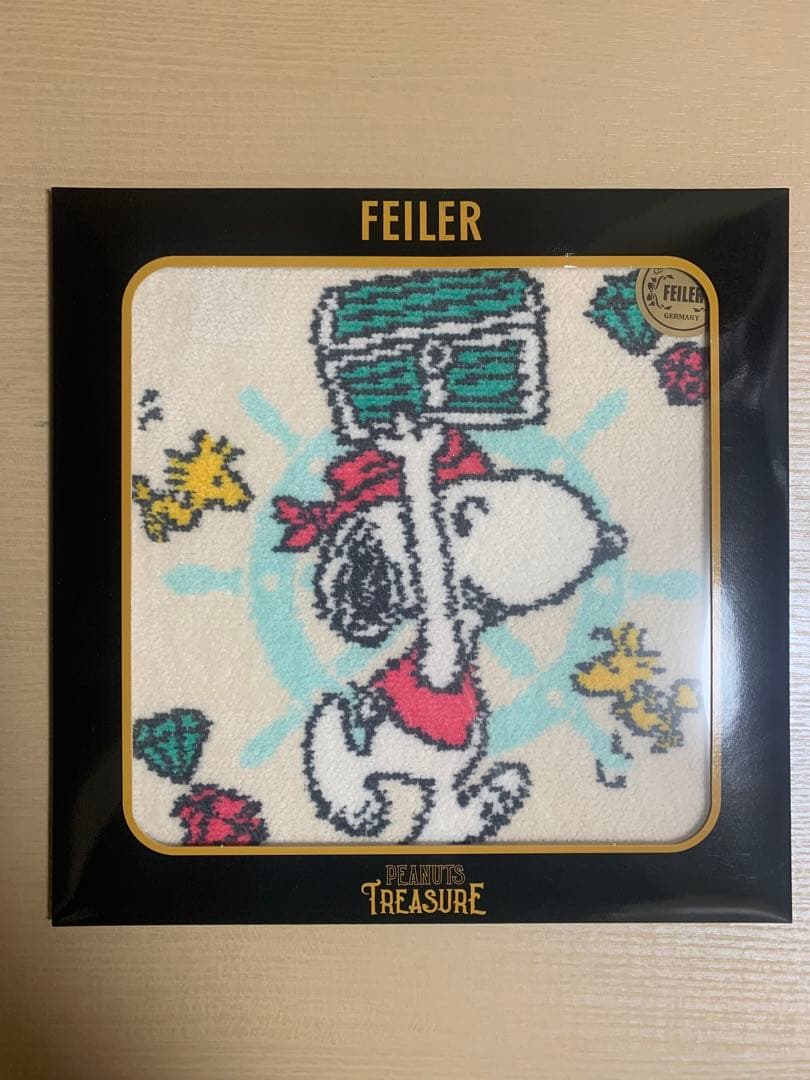 【新品•未使用】 FEILER / フェイラー スヌーピー　タオルハンカチ　3枚