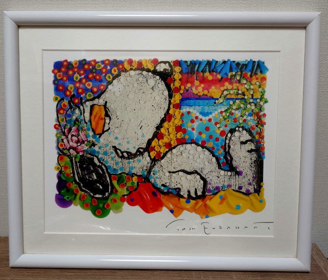 トム・エバハート　スヌーピー　 リトグラフ