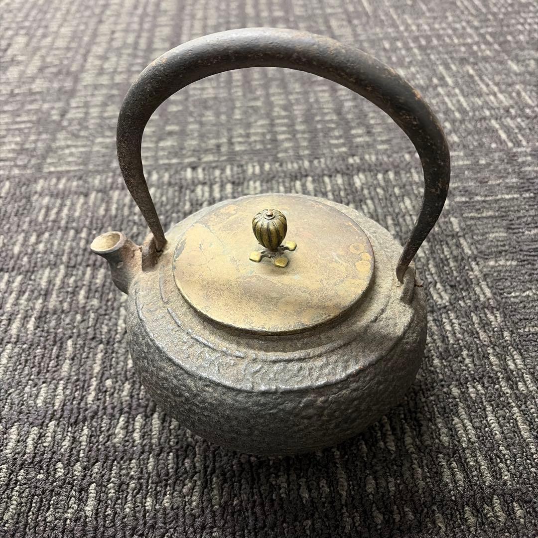 寶*賢様 龍文堂造　鉄瓶　茶道具　煎茶道具　時代物