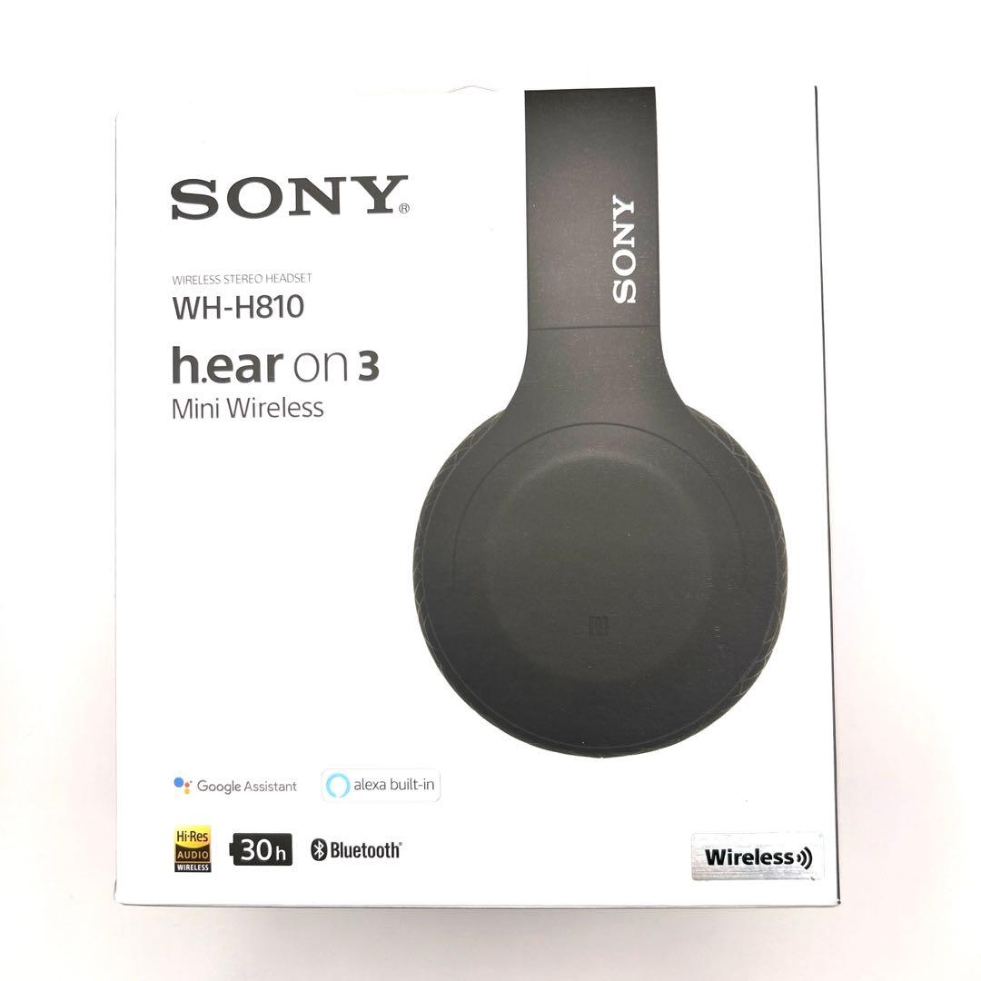 未使用品　Sony WH-H810 ワイヤレスヘッドホン ブラック