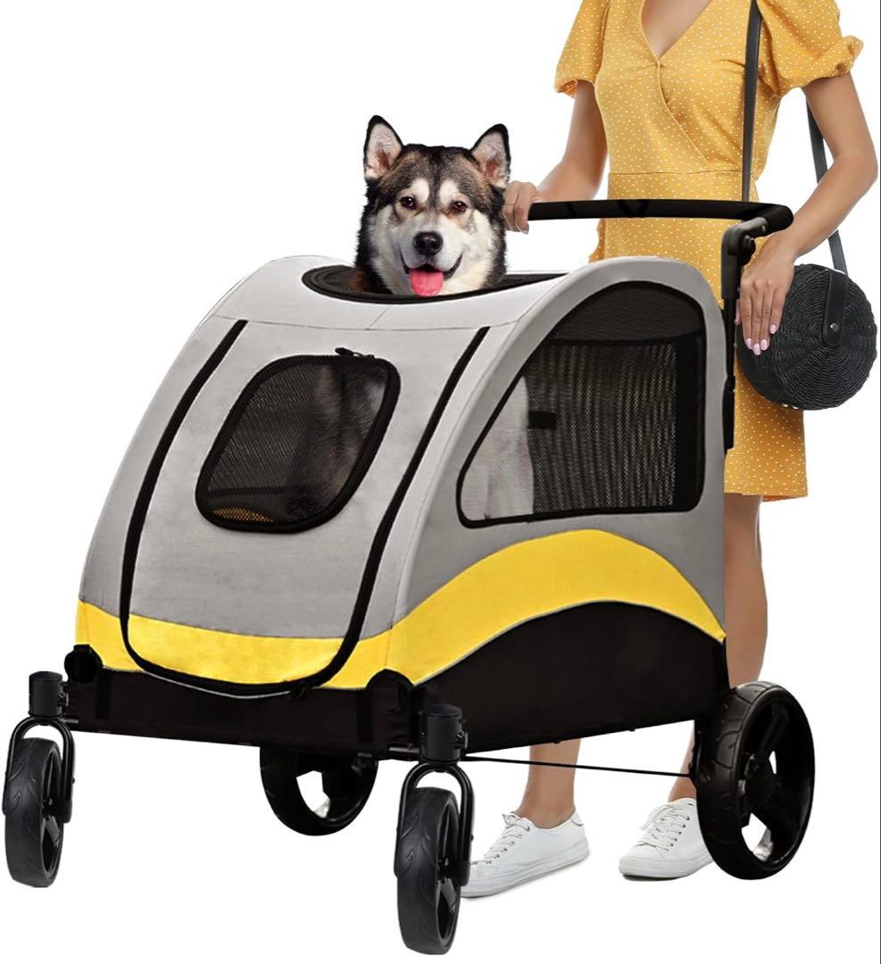 BingoPaw ペットカート 中型犬 大型犬 カート バギー 多頭 ドッグカー