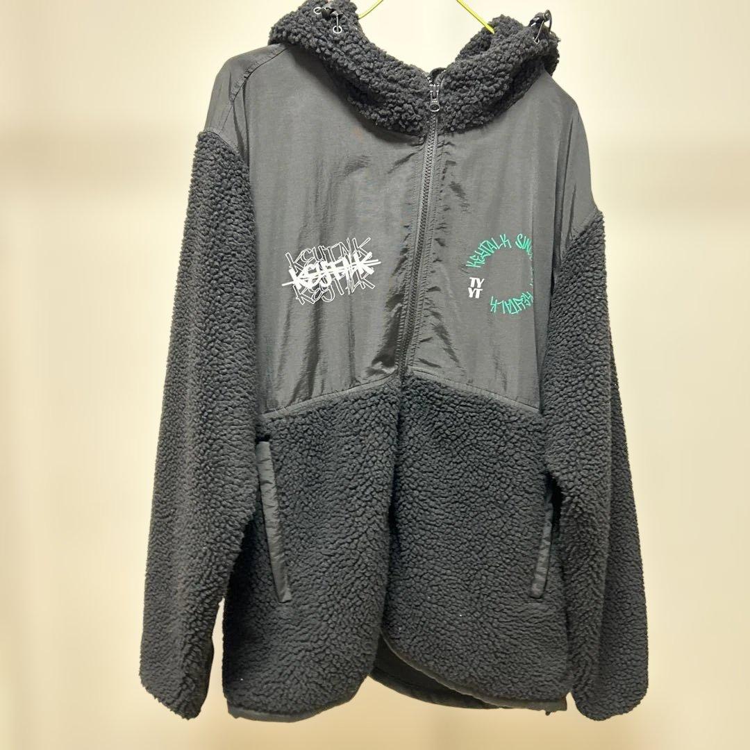 KEYTALK ボア ジャケット 【美品】 黒 上着 レア ライブ フェス