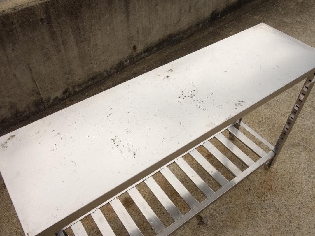 M▽業務用 厨房 作業台 棚 ステンレス (Fe1888)