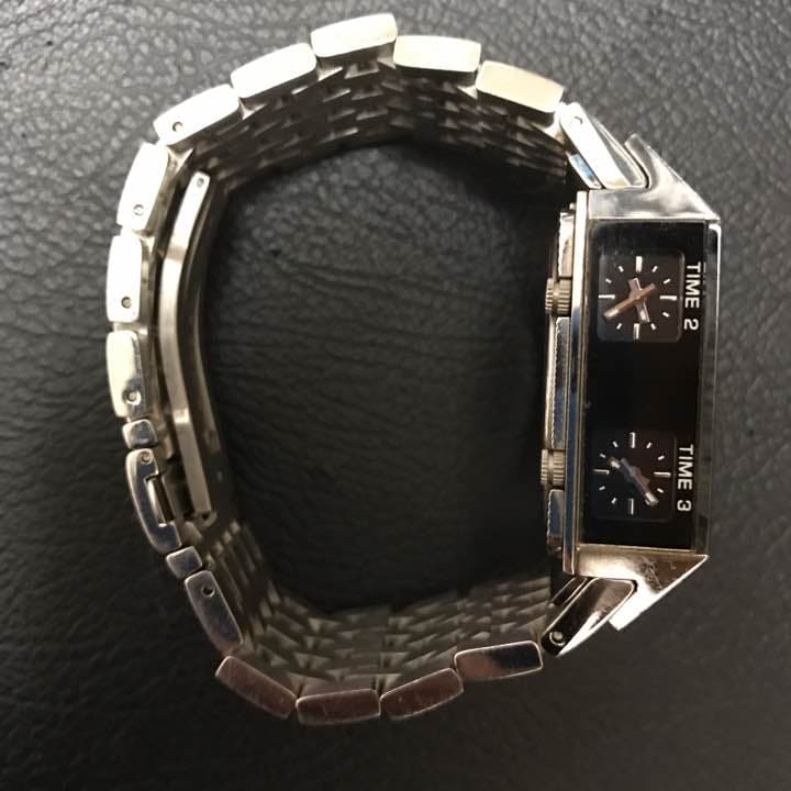 DIESEL メンズ 腕時計 トリプルタイム クロノグラフDZ9022