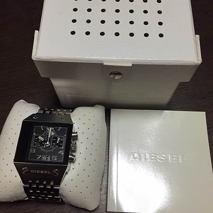 DIESEL メンズ 腕時計 トリプルタイム クロノグラフDZ9022