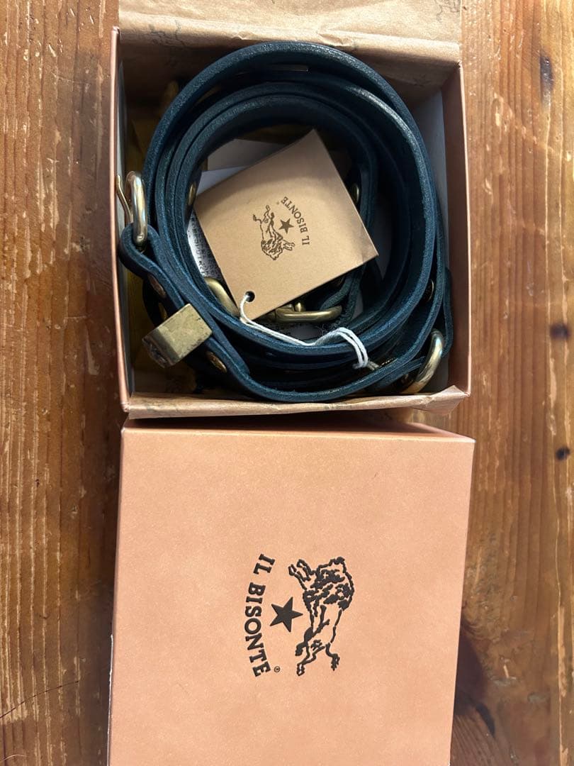 未使用 イルビゾンテ ドッグリード 緑