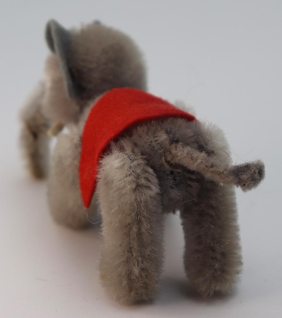 Schuco 1959年製 7325-Elefant 9cm グレーぬいぐるみ象