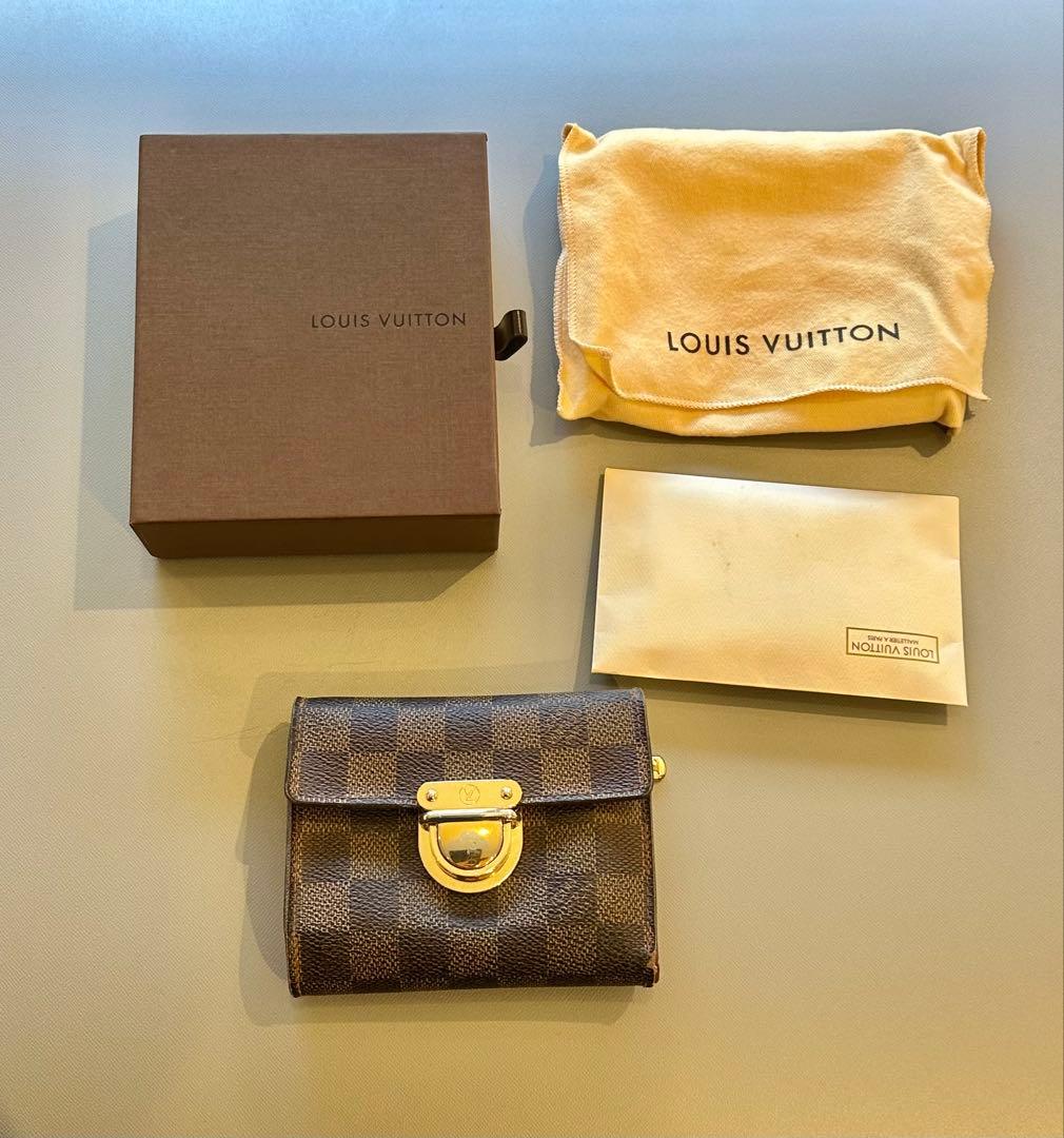 ルイ・ヴィトン　LOUIS VUITTON 財布　箱　購入明細　袋付き