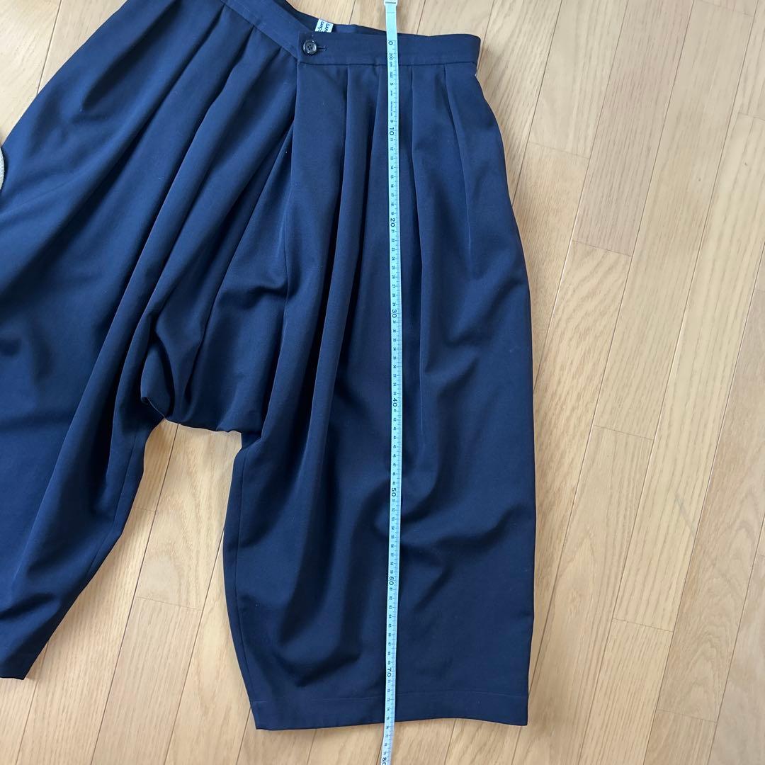 【再値下】COMME des GARCONS　サルエルパンツ　レディース　S　紺