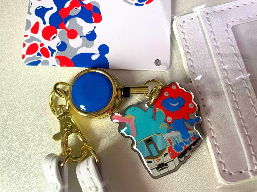 【本日中に発送】万博　ミャクミャク　ICOCA 合皮パスケース　セット