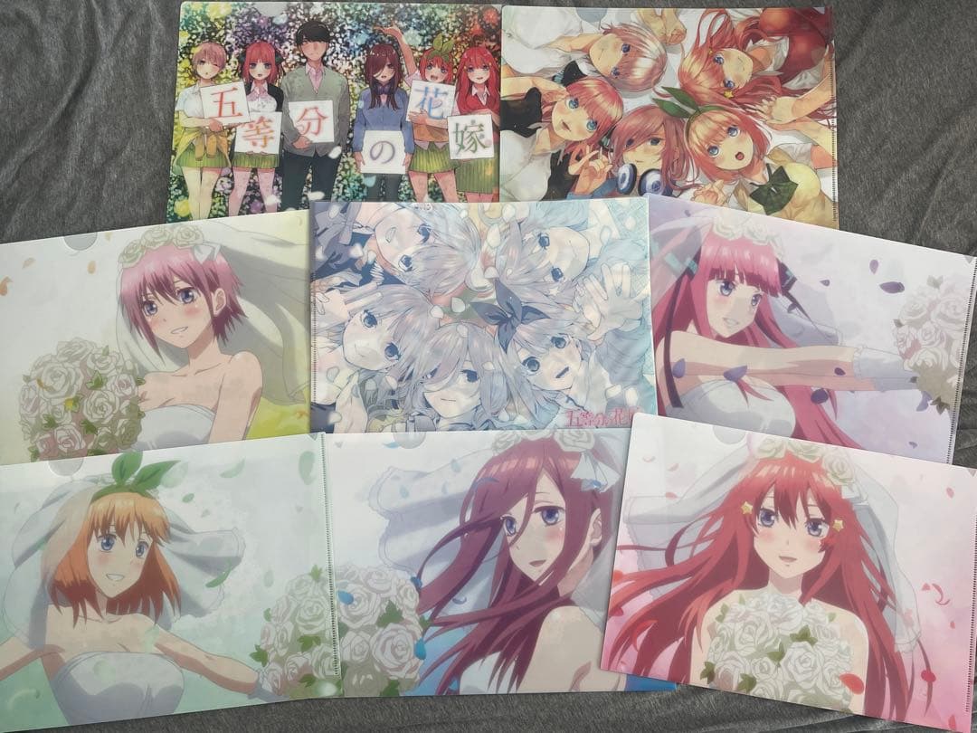 五等分の花嫁 クリアファイル コンプリートセット