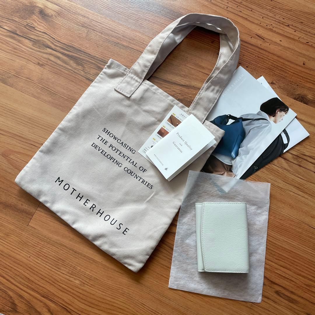 MOTHER HOUSE 　アーチコンパクト ウォレット ホワイト新品最終価格