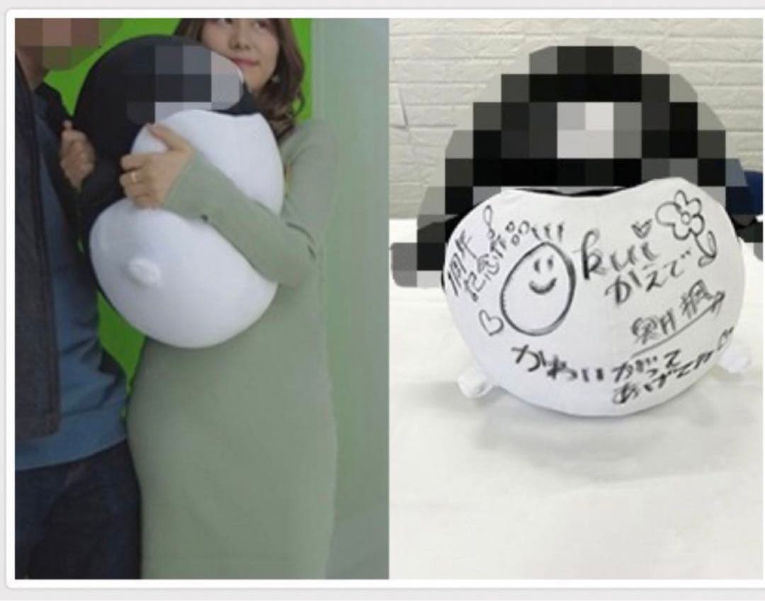 「麗しの彼女とぶらり浅草デート 」の劇中小道具のぬいぐるみ(奥井楓サイン入り)