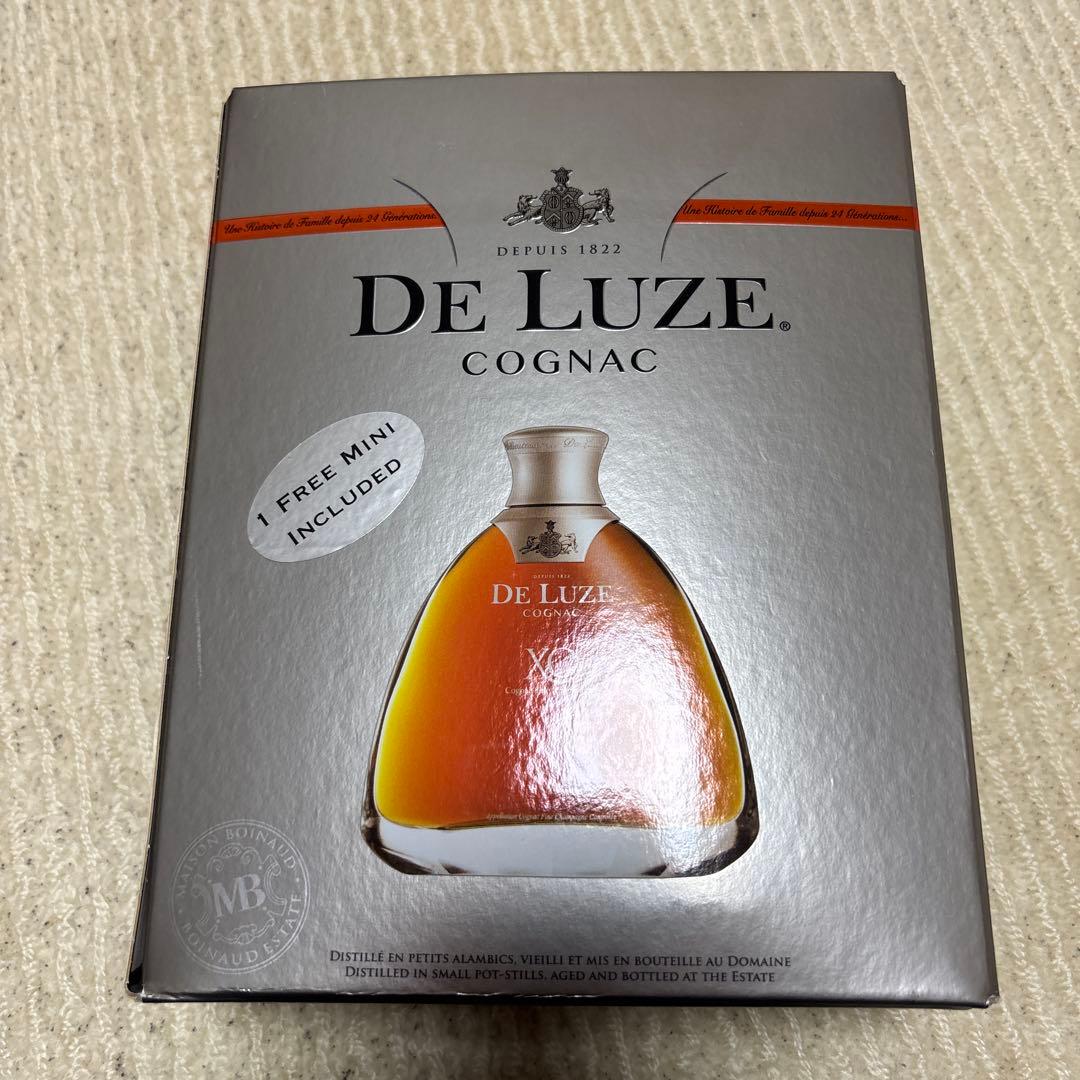 DE LUZE XO コニャック ミニボトル付き　値下げしました。