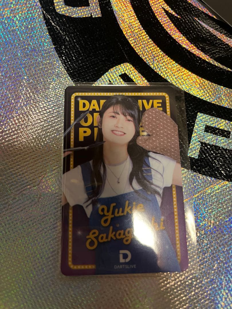 ブラックホールくじ　坂口優希恵プロ　ライブカード