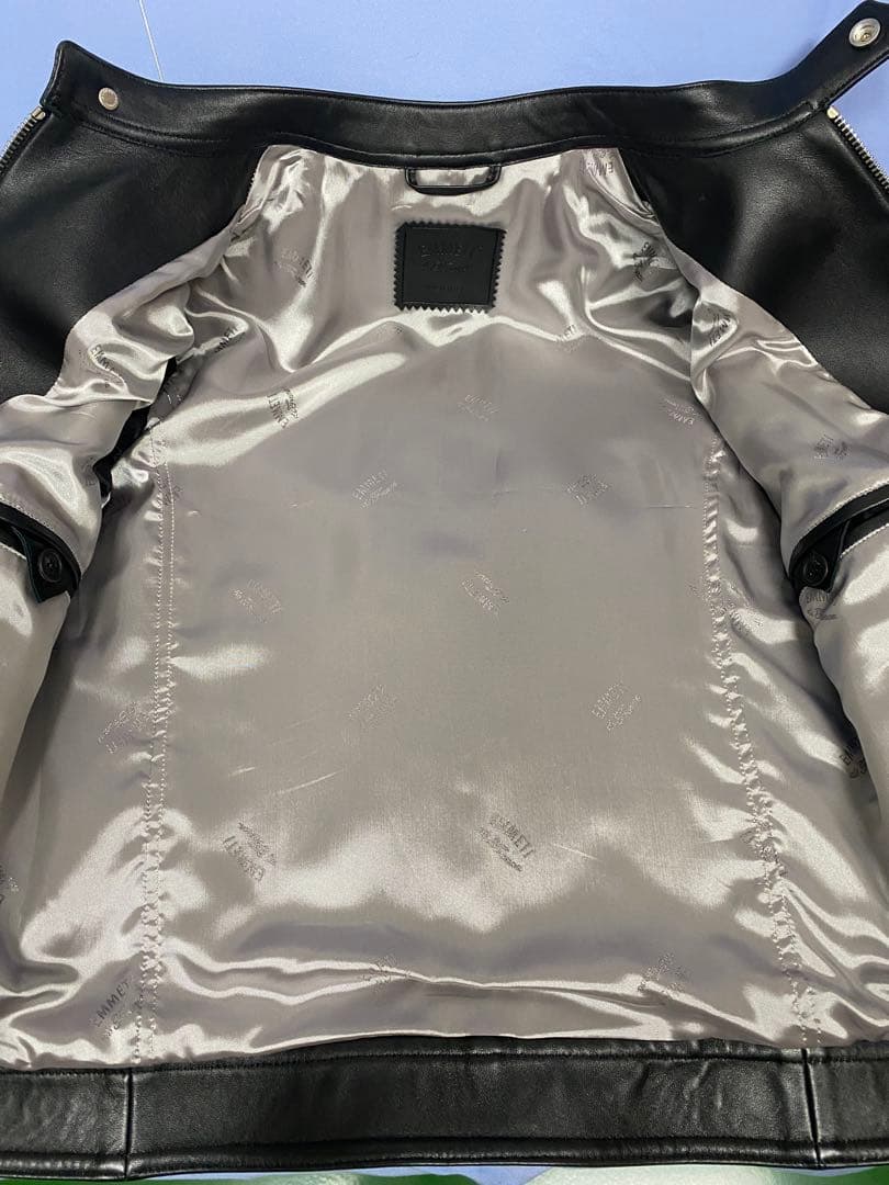 EMMETI エンメティ MASSIMO マッシモ ライダースジャケット　46