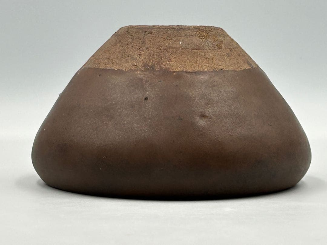 ★0011　宋時代　建窯 柿红釉天目茶碗 ★茶道具 茶器 唐物天目中国美術