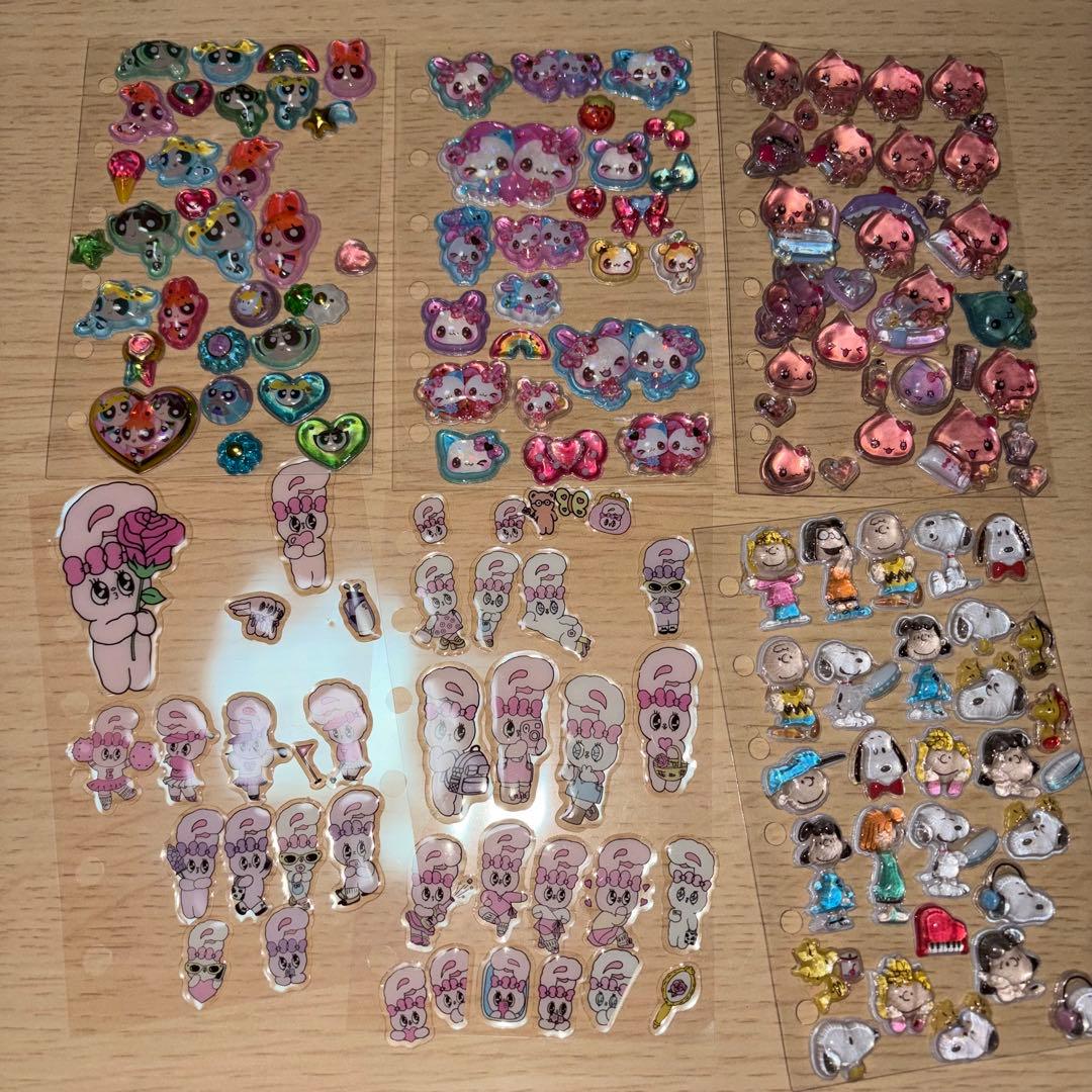 5冊！シール帳完成品＋未開封シール＋シール台帳