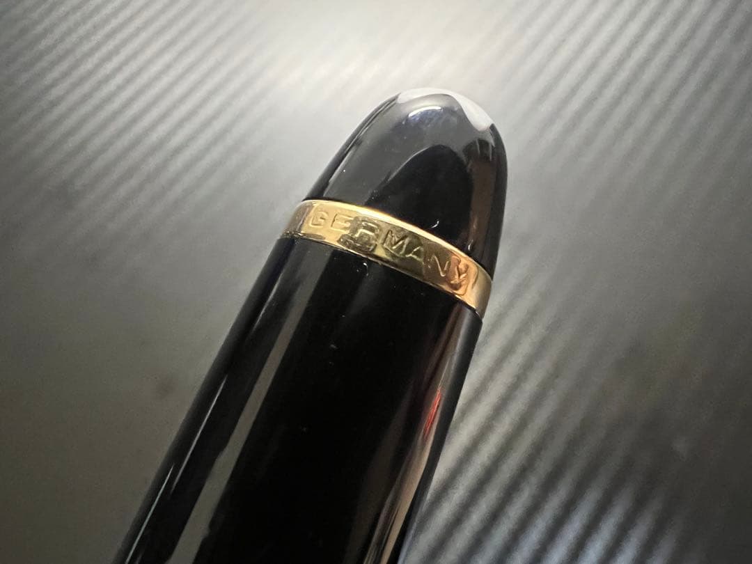 モンブラン マイスターシュテュック 144 万年筆 全金 ブラック F 細字