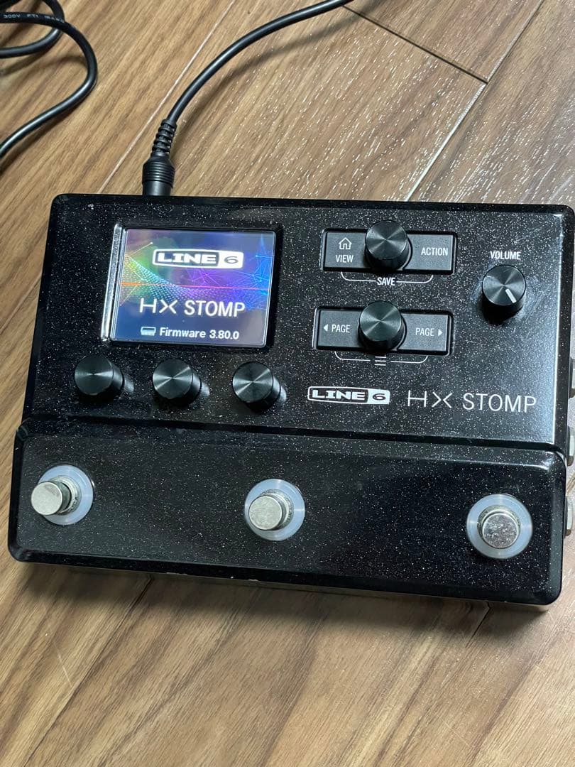 Line6 HXstomp 最新ファームウェアインストール済み