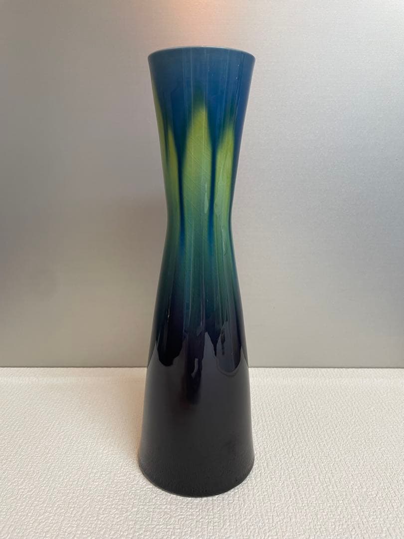 人間国宝 三代 徳田八十吉 正彦 作 花入