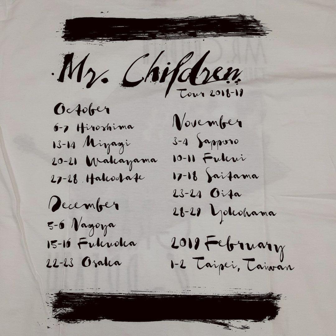 未使用品◎Mr.Children 重力と呼吸 LIVE Tシャツ 白 Lサイズ