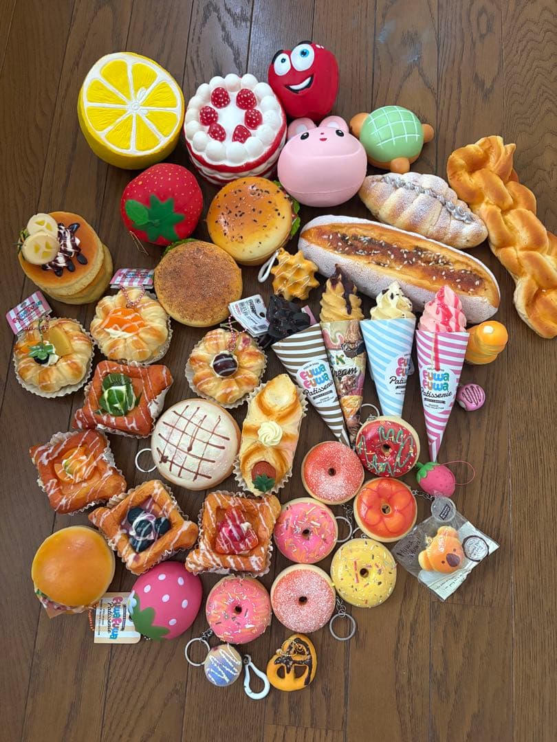 スイーツ型ストレスボールセット　スクィーズ