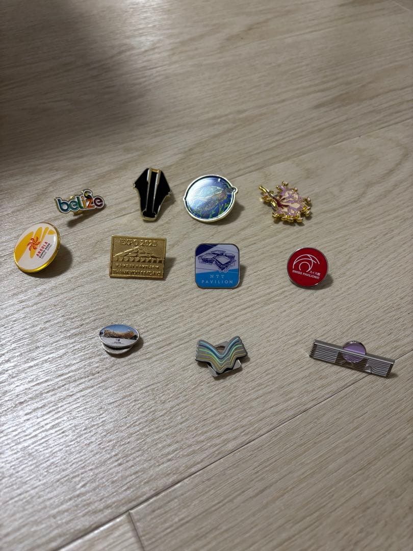 【万博】ピンバッチセット　11個