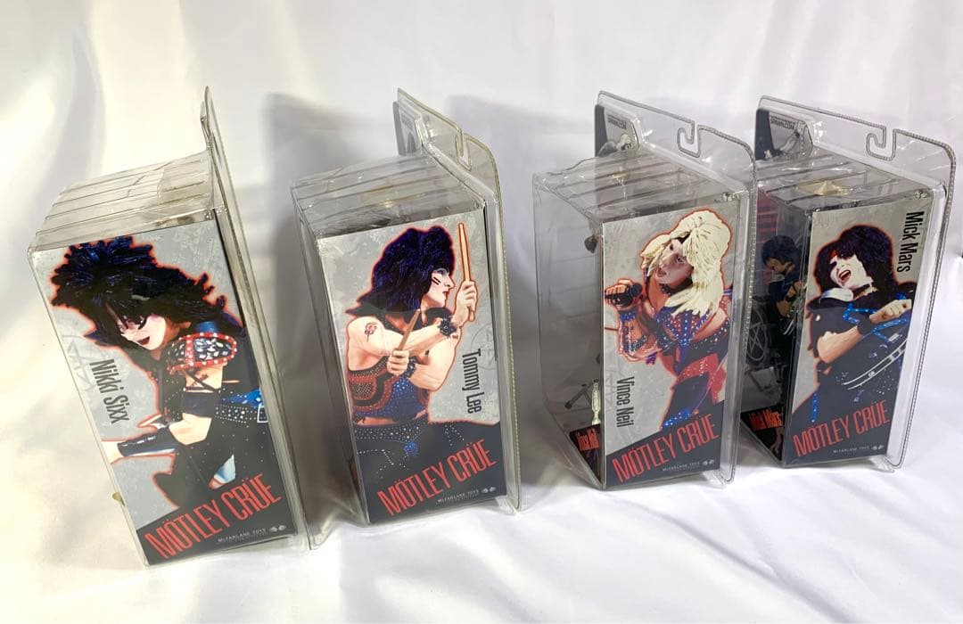 【全員揃い】【未使用】Motley Crue フィギュア　モトリークルー