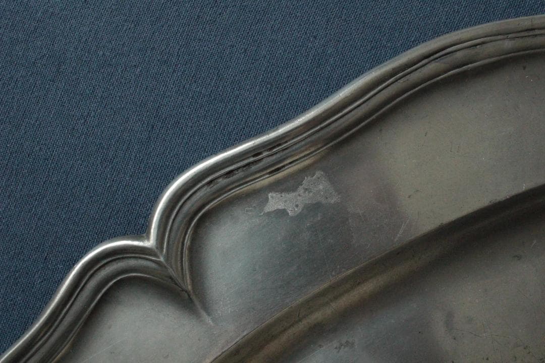 エタンオーバルプレート大/フランスアンティークアクセサリートレイ