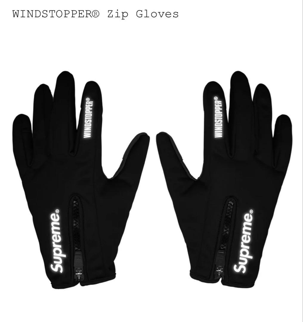 Supreme WINDSTOPPER® Zip Gloves ブラック
