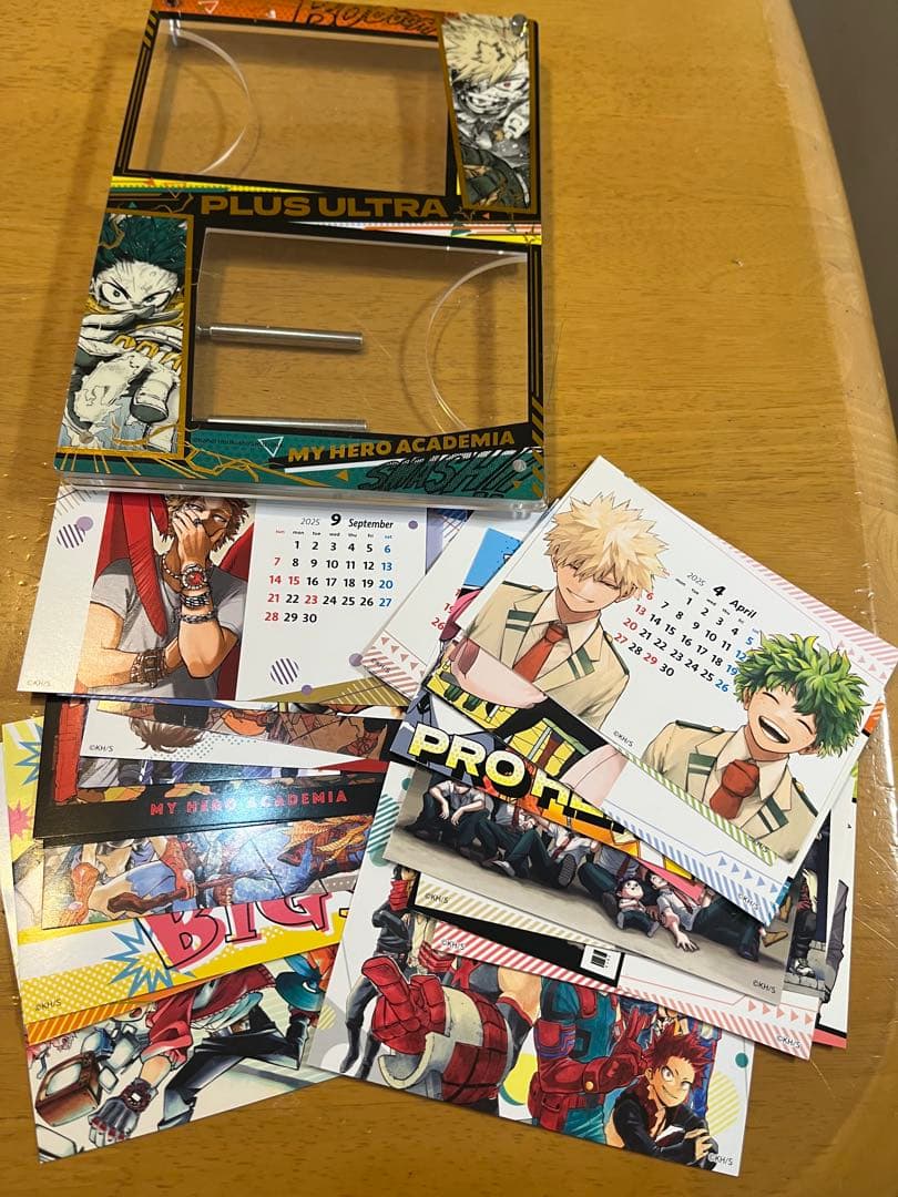 僕のヒーローアカデミア カレンダー ポストカードセット