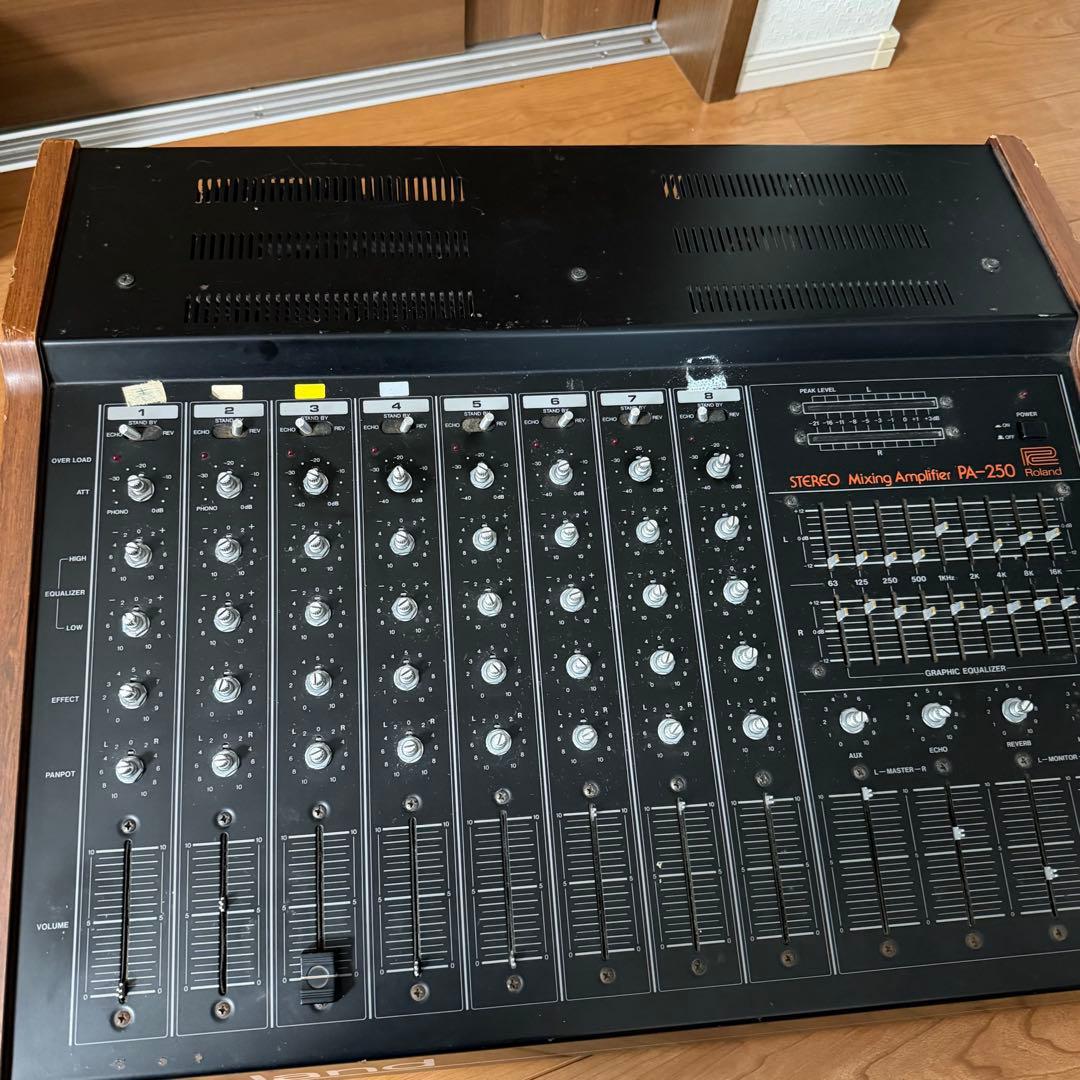 【希少】Roland mixing amplitier モデル:PA-250