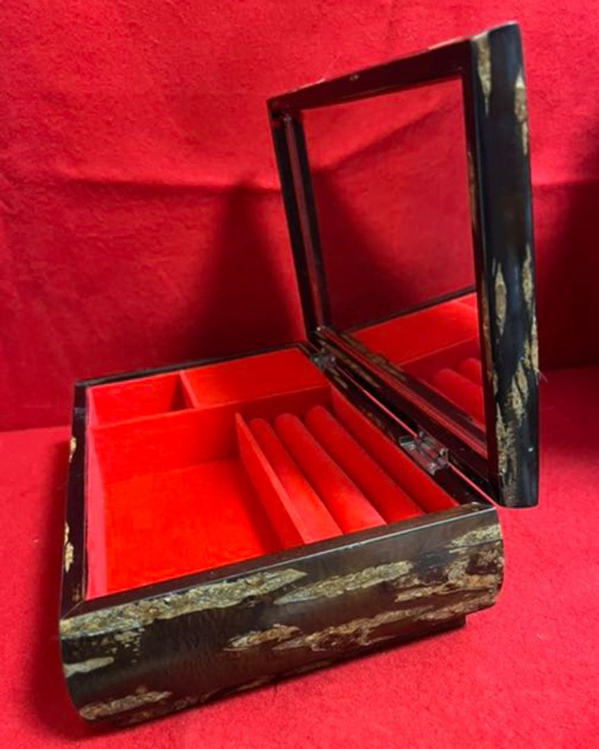 樺細工・オルゴール付・宝石箱・1点物