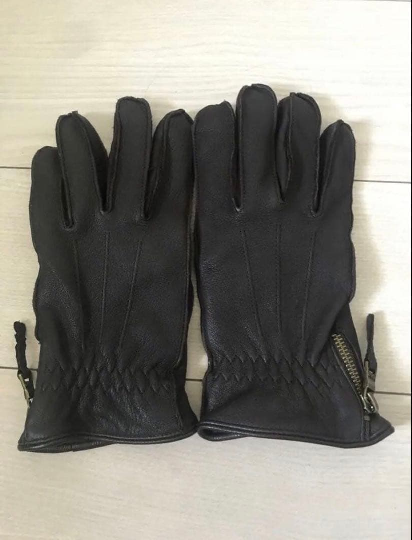 ポロラルフローレン　polo Ralph Lauren レザー　カシミヤ　手袋