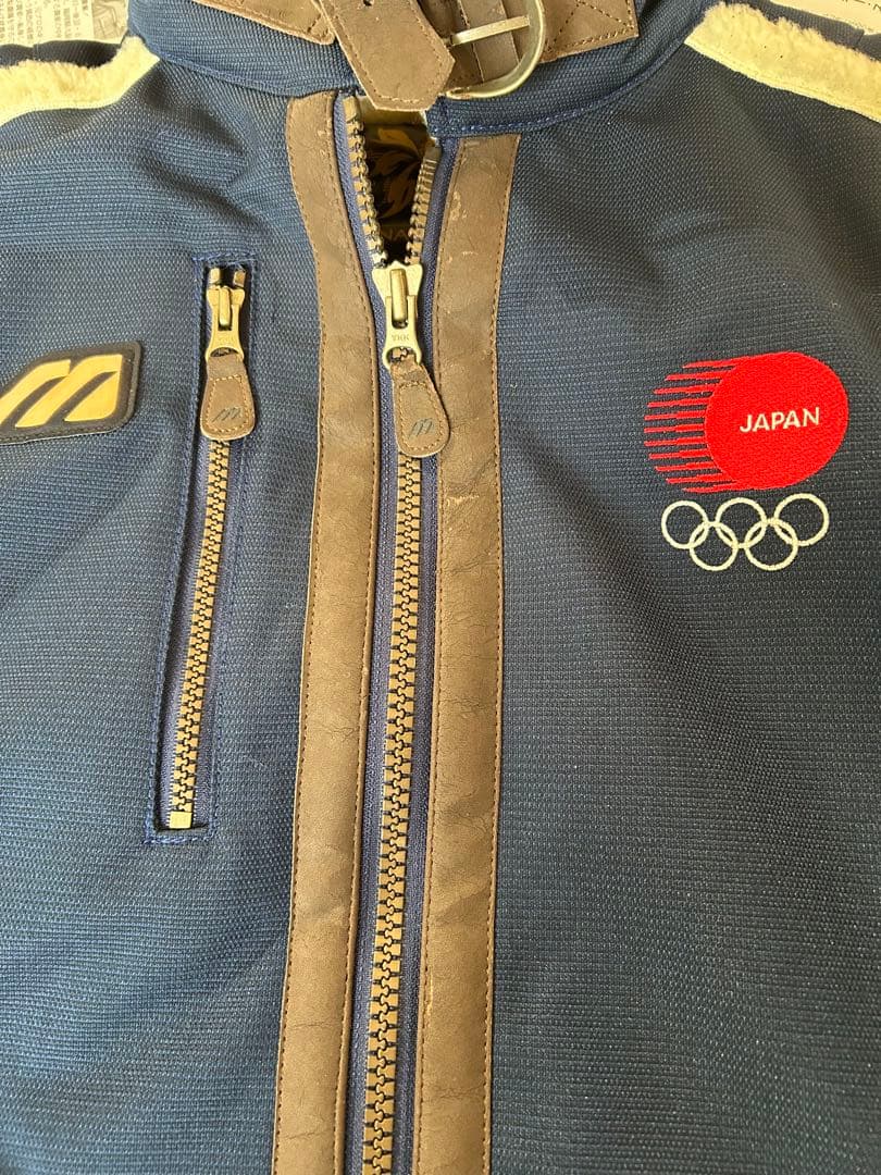 MIZUNO サイズL冬季長野オリンピックジャケット ネイビー