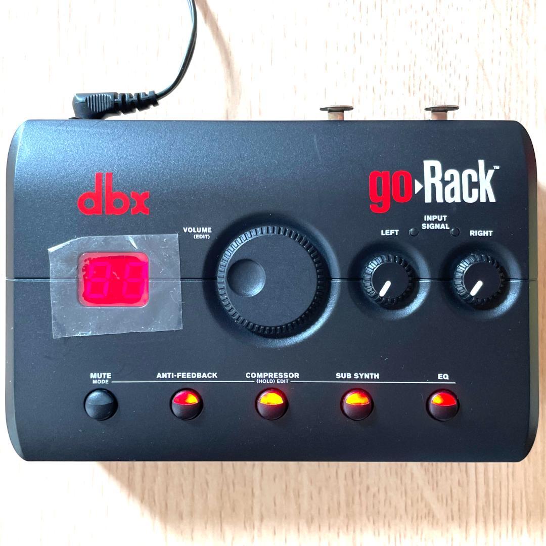 dbx goRack プロセッサー内蔵小型ミキサー