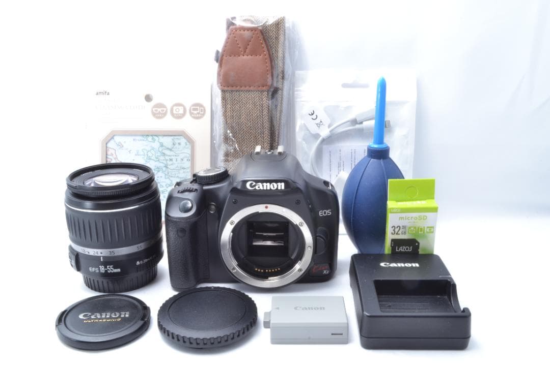 初期不良保証⭐Canon EOS Kiss X2 標準レンズセット⭐美品⭐