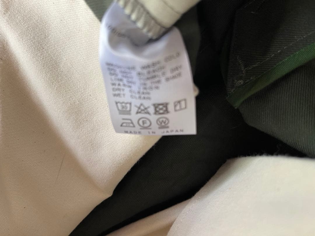 ジャーナルスタンダードluxe購入チマラchimalaミリタリーチノ34新未着用