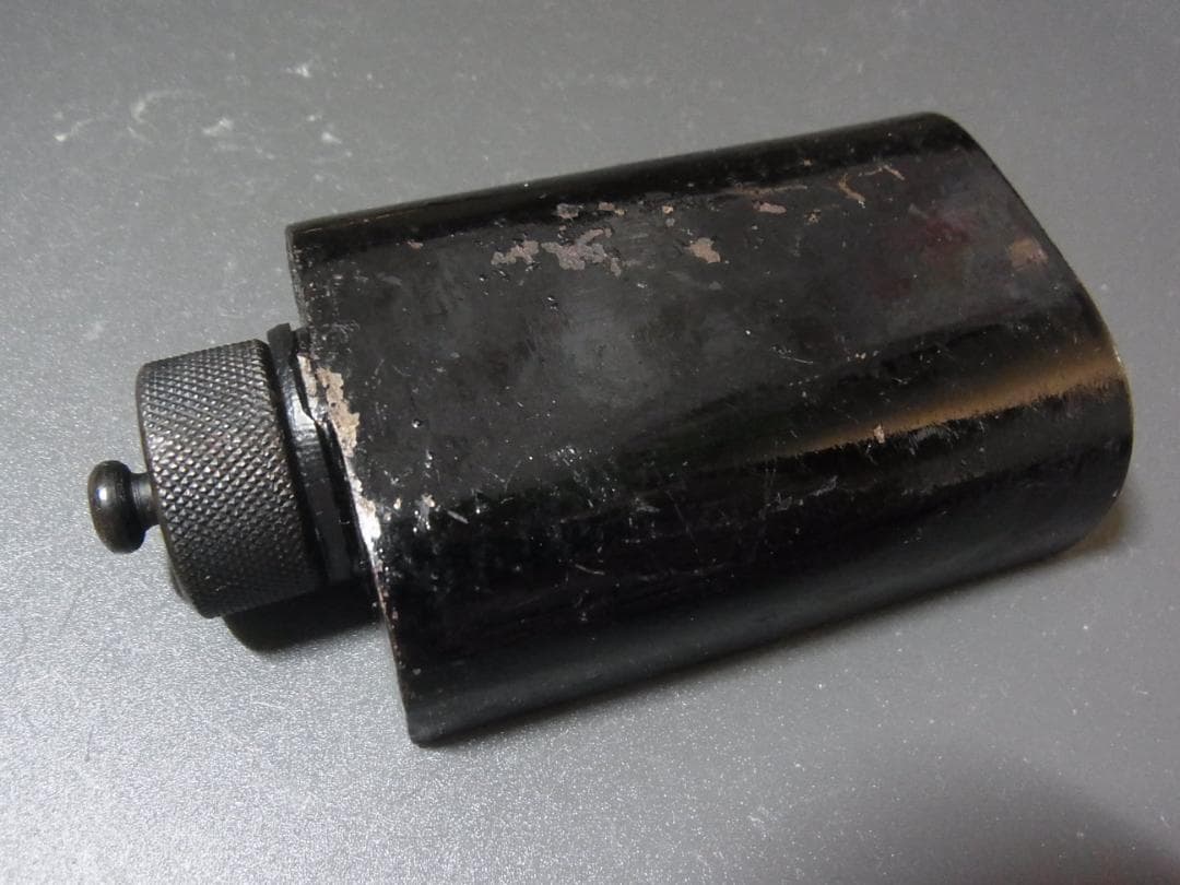 実物　希少な二重蓋！　陸軍　小銃用油壺　オイル缶　三八式歩兵銃