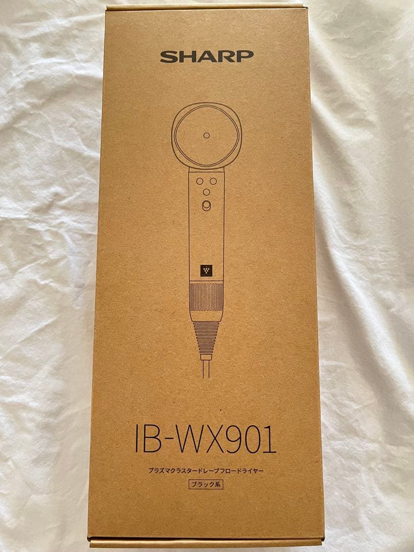 シャープ ヘアドライヤー IB-WX901-B ブラック黒