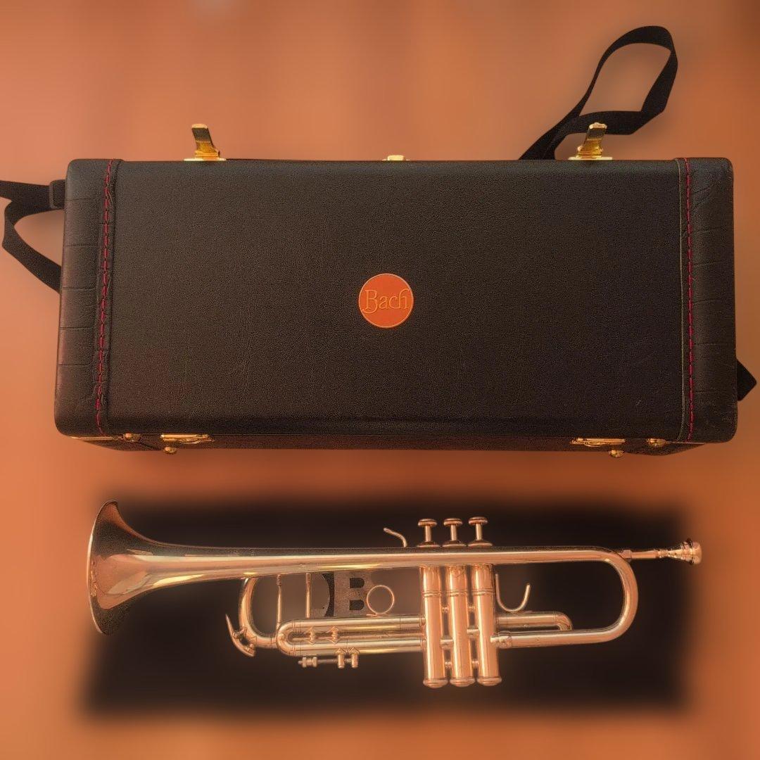 Bach トランペット 本体 銀メッキ　180ML37SP マウス７本等８