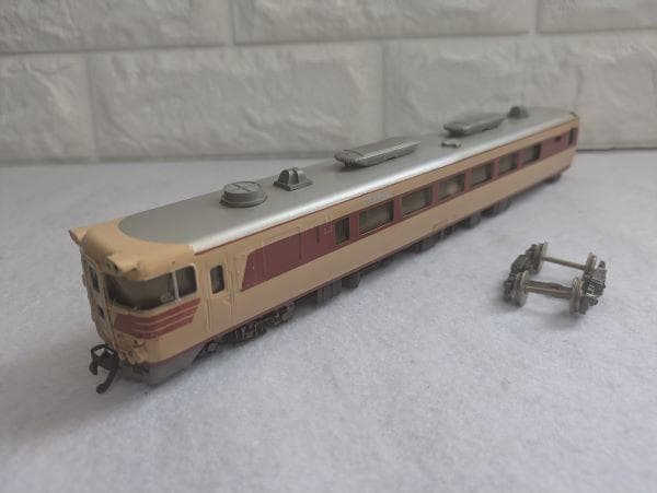 Y②【ジャンク品】鉄道模型 キハ82系特急形気動車？ 部品取り 欠品あり 　S