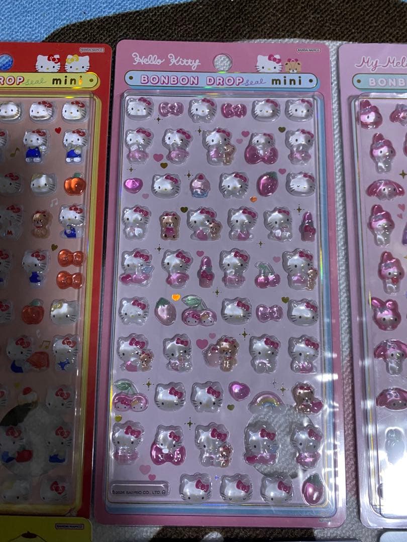 国内正規品 サンリオ ボンボンドロップシールmini 8種セット
