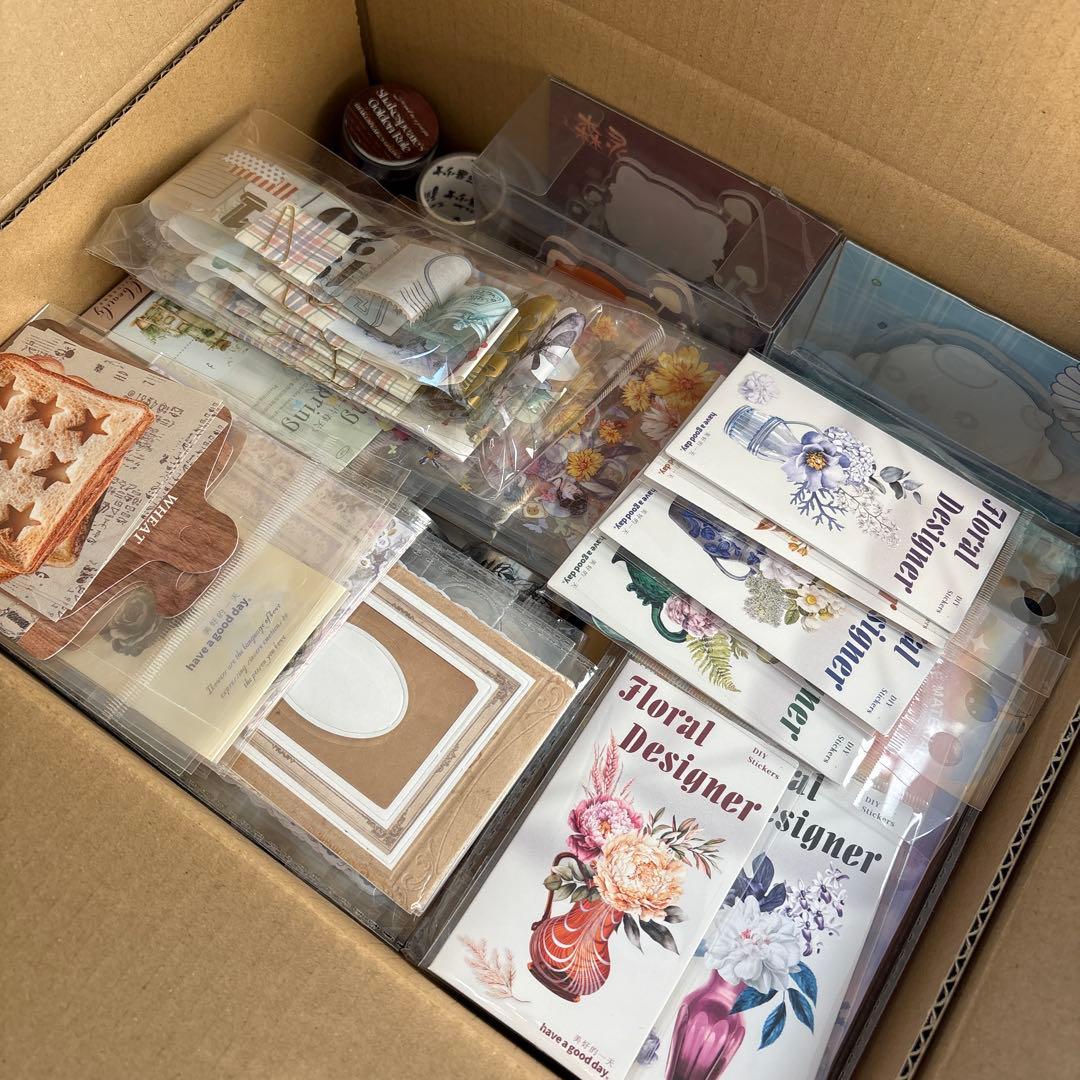 コラージュ　断捨離　80サイズ　セット　まとめ　素材　日記　紙もの　おすそ分け