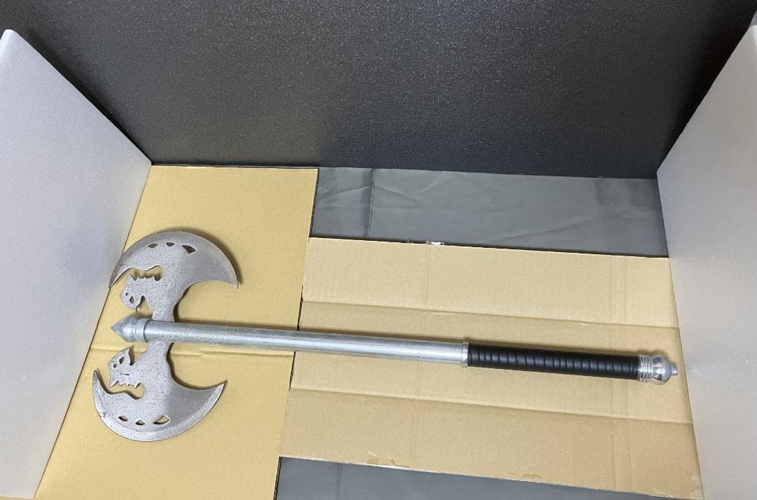 アンティーク品 両手斧 両刃バトルアックス 観賞用美術品 模造刀剣類