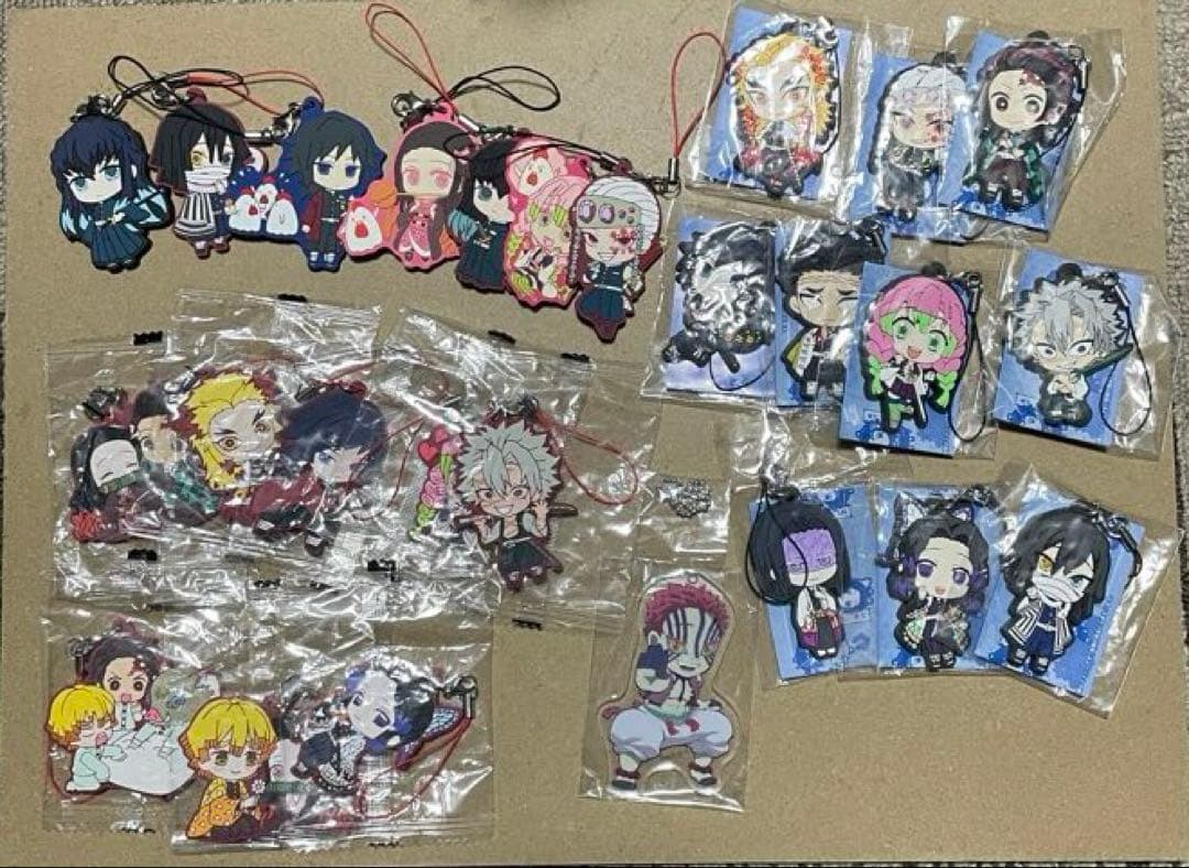 鬼滅の刃 ラバーストラップほかまとめ売り