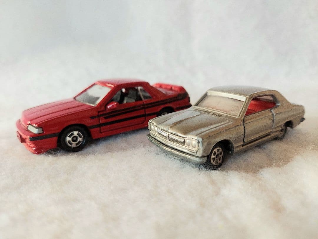(トミカ日本製) 日産スカイライン2台